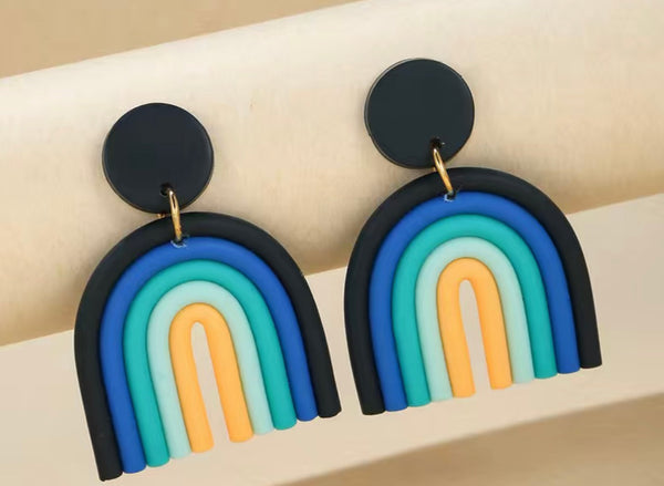 Colorful Rainbow Earrings