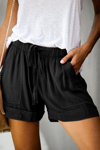 Pocketed Tencel Shorts