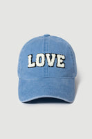 LOVE Sherpa Lettered Baseball Cap