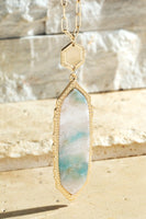 Natural Stone Pendant Necklace