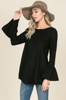 Soft & Sassy Black Top