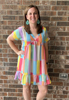 Burst of Color Dress