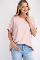 Pale Mauve Oversized Tee